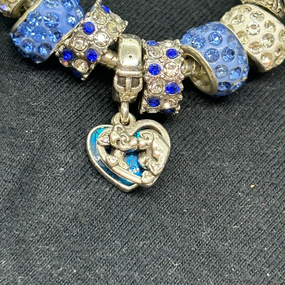 “Lady and the tramp” blue charm bracelet.
